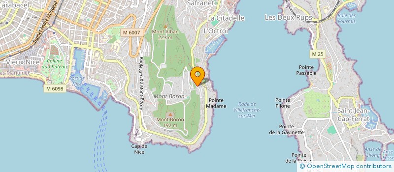 localisation de l'entreprise SCI COOPER  NICE