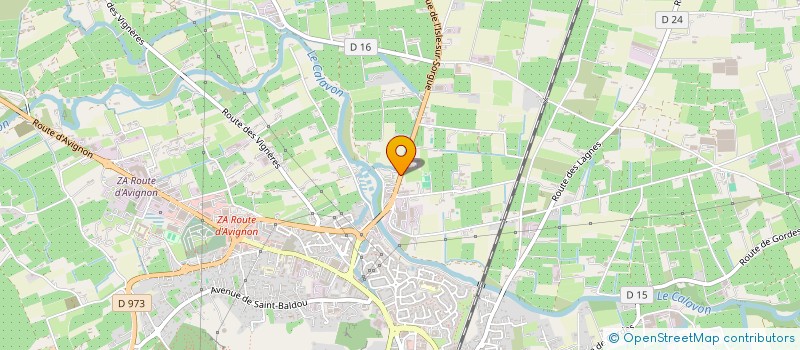 localisation de l'entreprise SCI COOPER  CAVAILLON