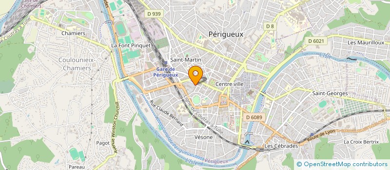 localisation de l'entreprise SCI COOPERATIVE ALSACE LORRAINE à PERIGUEUX