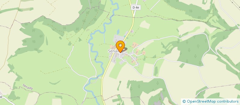 localisation de l'entreprise SCI COOPERATIVE LE VILLAGE  SENAILLY