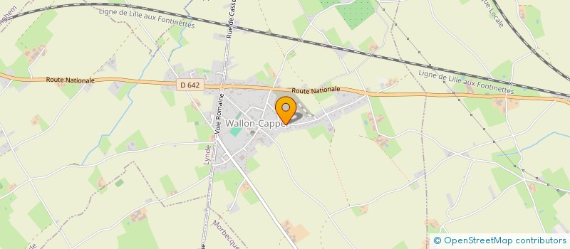 localisation de l'entreprise SCI COOPMAN VELD à WALLON-CAPPEL