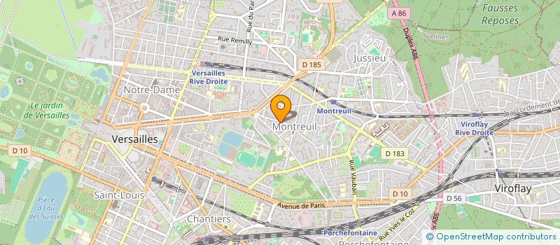 localisation de l'entreprise SCI COP à VERSAILLES