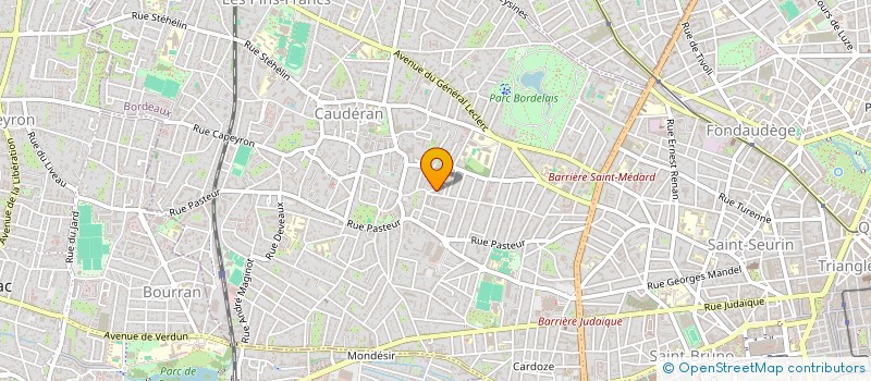 localisation de l'entreprise SCI COP & CO  BORDEAUX