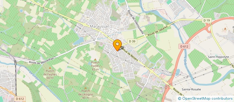 localisation de l'entreprise SCI COP&CO  MARAUSSAN