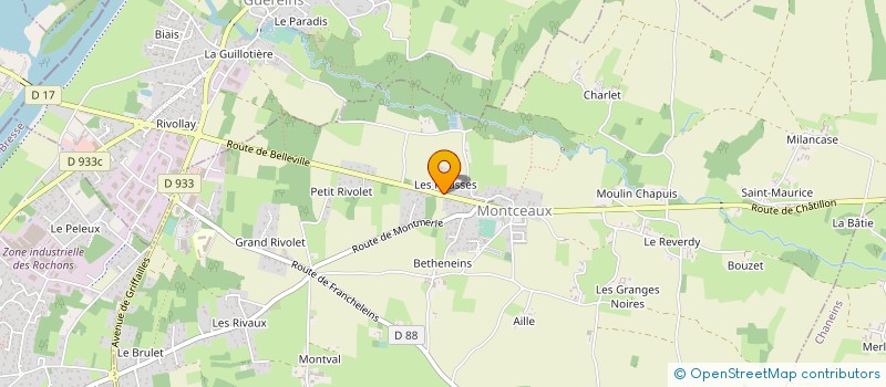 localisation de l'entreprise SCI COP54  MONTCEAUX