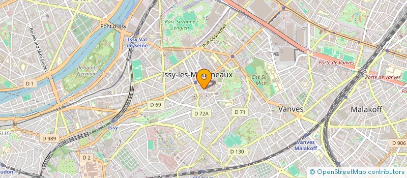 localisation de l'entreprise SCI COPACABANA IMMO à ISSY-LES-MOULINEAUX
