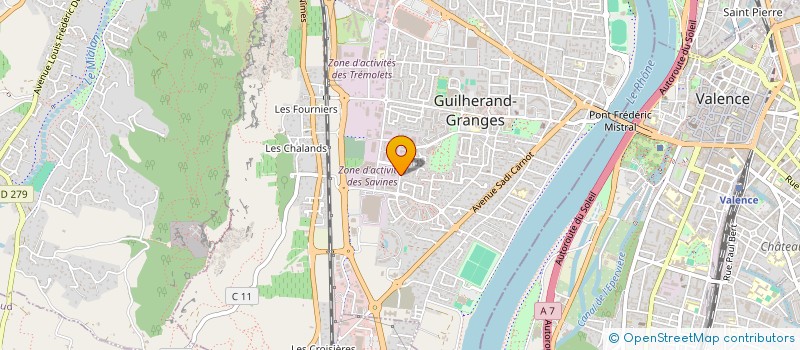 localisation de l'entreprise SCI COPAS INVESTISSEMENT à GUILHERAND-GRANGES