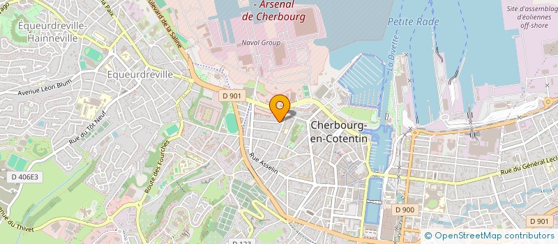 localisation de l'entreprise SCI COPASAIA à CHERBOURG-EN-COTENTIN