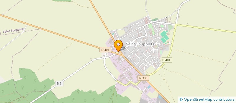 localisation de l'entreprise SCI COPASEBAL  SAINT-SOUPPLETS