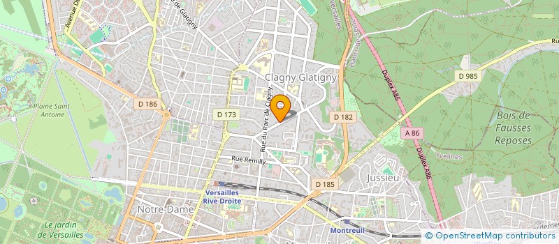 localisation de l'entreprise SCI COPAULO à VERSAILLES