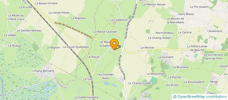 localisation de l'entreprise SCI COPELAN à COUERON