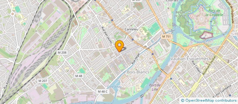 localisation de l'entreprise SCI COPERNIC à LILLE
