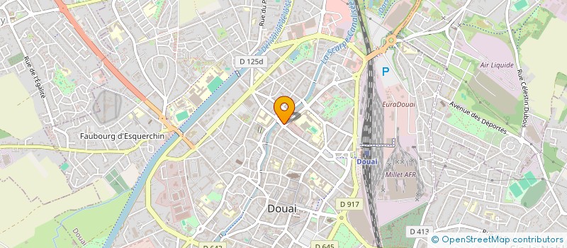 localisation de l'entreprise SCI COPERNIC à DOUAI