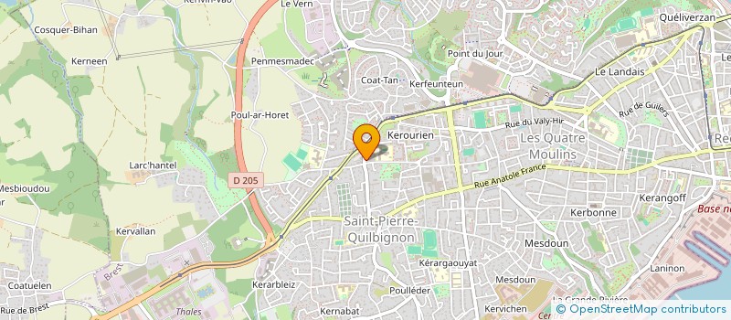 localisation de l'entreprise SCI COPERON  BREST