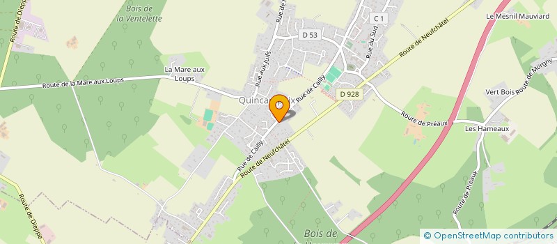 localisation de l'entreprise SCI COPHA  QUINCAMPOIX