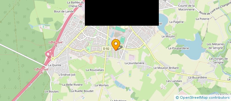 localisation de l'entreprise SCI COPHAEL  LIFFRE