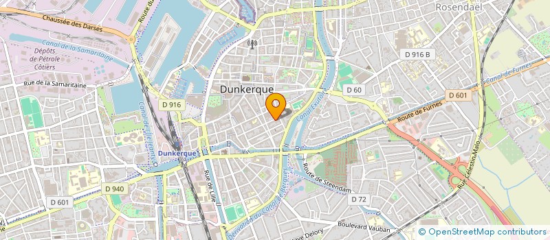 localisation de l'entreprise SCI COPHANTE à DUNKERQUE