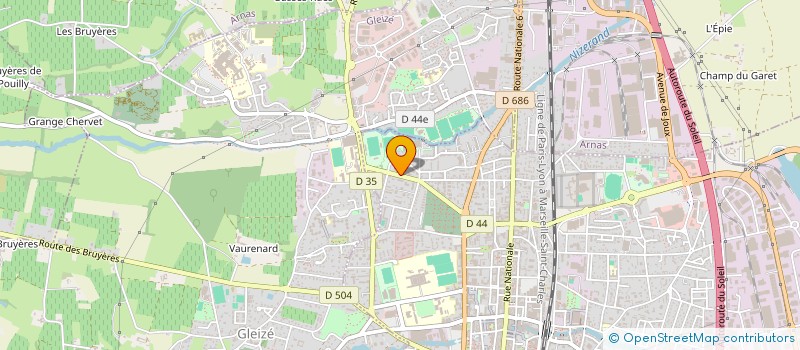 localisation de l'entreprise SCI COPHI  VILLEFRANCHE-SUR-SAONE