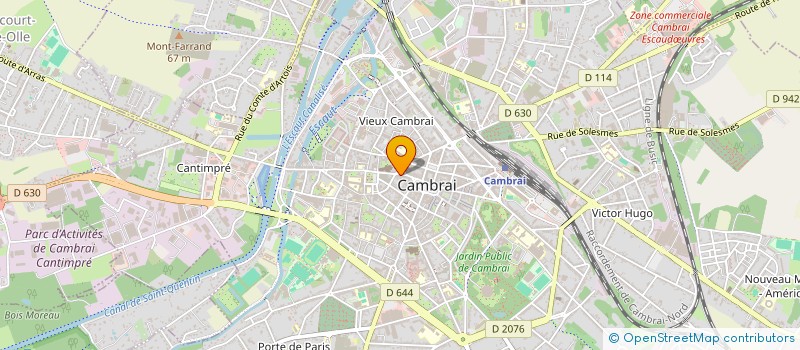 localisation de l'entreprise SCI COPHIBEL à CAMBRAI