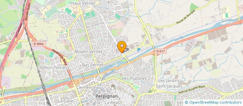 localisation de l'entreprise SCI COPHIE à PERPIGNAN