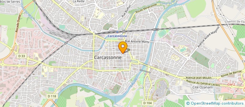 localisation de l'entreprise SCI COPHIPAT à CARCASSONNE
