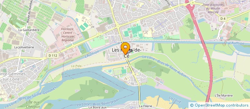 localisation de l'entreprise SCI COPHIPHI  LES PONTS-DE-CE