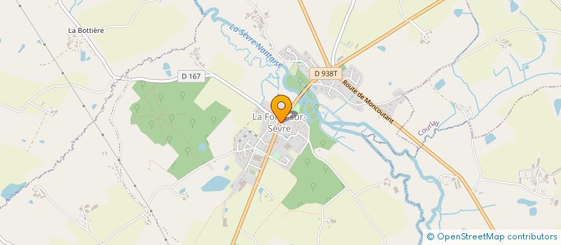 localisation de l'entreprise SCI COPI  LA FORET-SUR-SEVRE