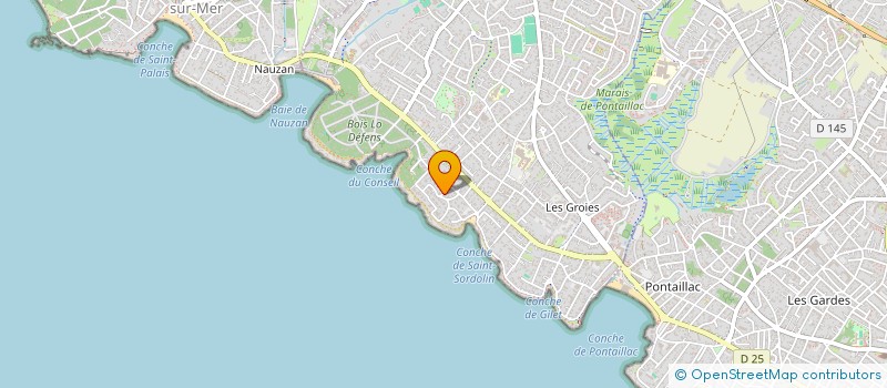 localisation de l'entreprise SCI COPICA  VAUX-SUR-MER