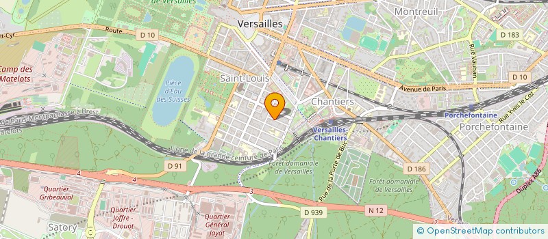 localisation de l'entreprise SCI COPIE CONFORME à VERSAILLES