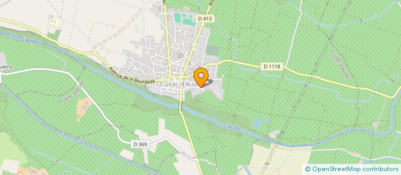 localisation de l'entreprise SCI COPP  CUXAC-D'AUDE