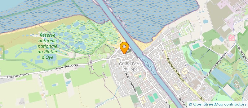 localisation de l'entreprise SCI COPPENS  GRAND-FORT-PHILIPPE