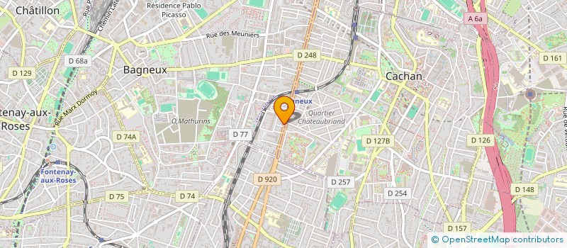localisation de l'entreprise SCI COPPER à BAGNEUX