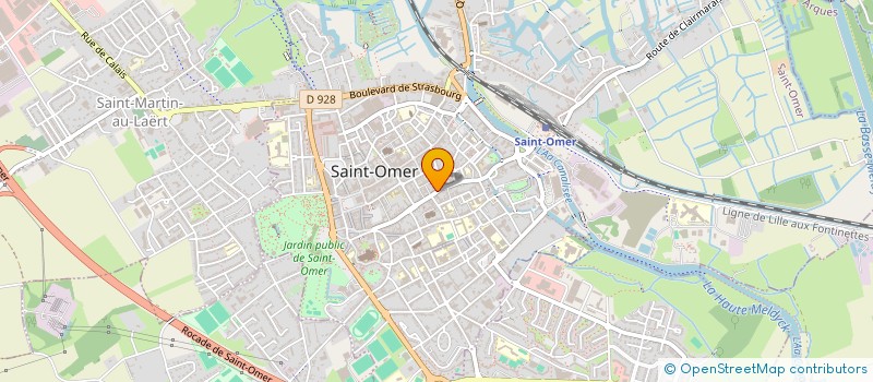 localisation de l'entreprise SCI COPPEY ESPLANADE  SAINT-OMER