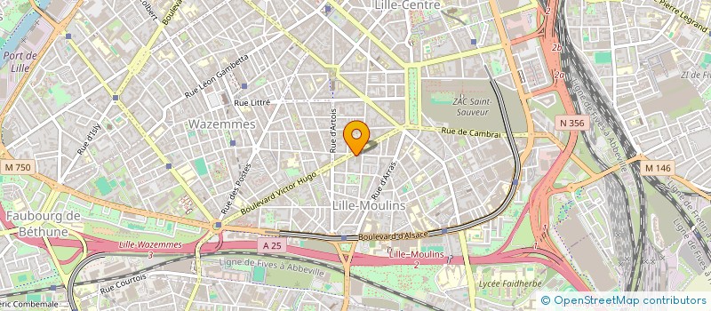 localisation de l'entreprise SCI COPPIETERS à LILLE