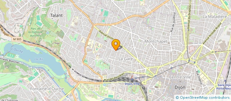 localisation de l'entreprise SCI COPPIETERS II à DIJON