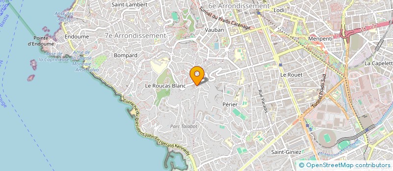 localisation de l'entreprise SCI COPPIMO à MARSEILLE