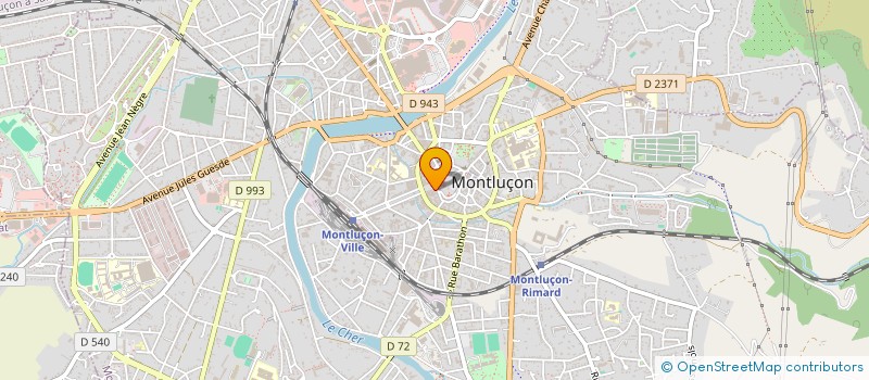 localisation de l'entreprise SCI COPPIN-POMPEI à MONTLUCON
