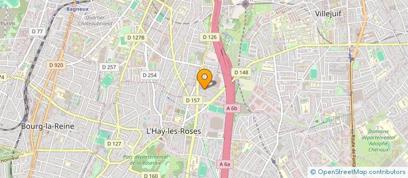 localisation de l'entreprise SCI COPPO-IMMO  L'HAY-LES-ROSES