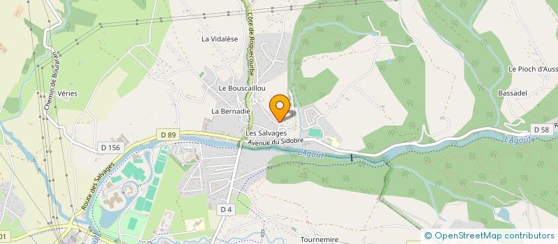 localisation de l'entreprise SCI COPRINCE à BURLATS