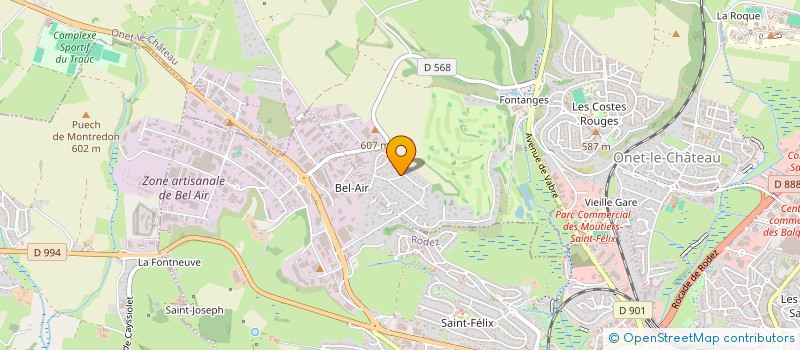 localisation de l'entreprise SCI COPS  ONET-LE-CHATEAU