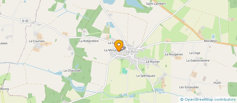 localisation de l'entreprise SCI COPS à LE PIN