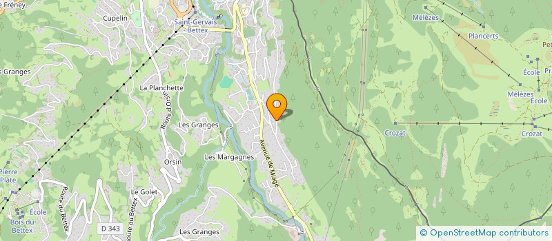 localisation de l'entreprise SCI COPYMO  SAINT-GERVAIS-LES-BAINS