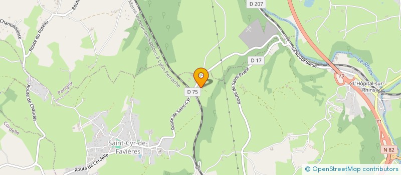 localisation de l'entreprise SCI COQUARD IMMO FAMILY  SAINT-CYR-DE-FAVIERES