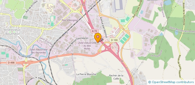 localisation de l'entreprise SCI COQUELI-MESS 1  LA FOUILLOUSE