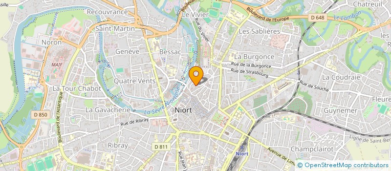 localisation de l'entreprise SCI COQUELICOT à NIORT