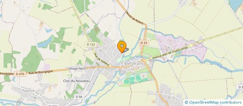 localisation de l'entreprise SCI COQUELICOT  BLETTERANS