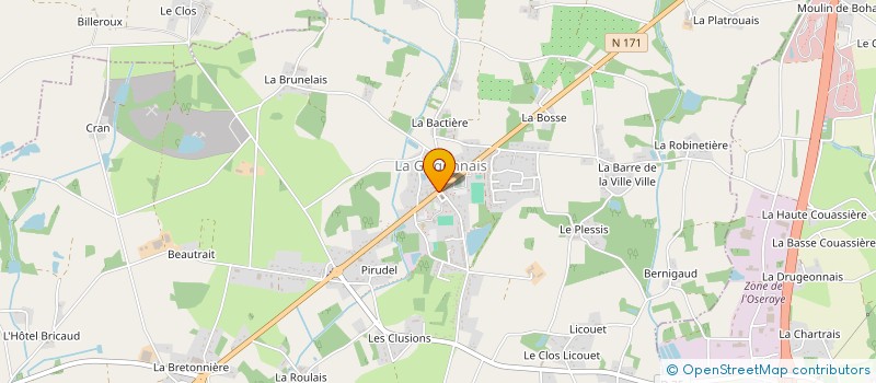 localisation de l'entreprise SCI COQUELICOT  LA GRIGONNAIS