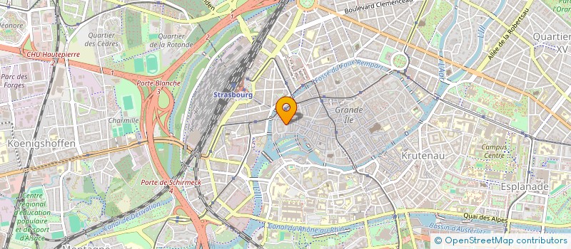 localisation de l'entreprise SCI COQUELICOT  STRASBOURG