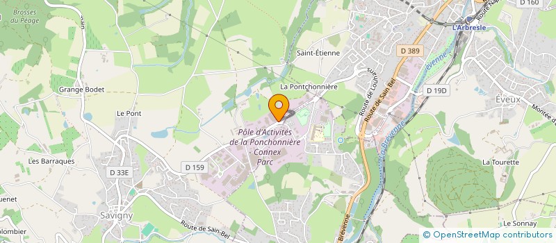 localisation de l'entreprise SCI COQUELICOT II à SAVIGNY