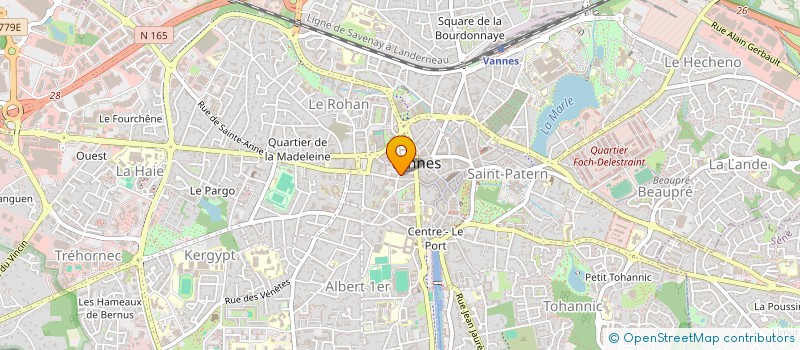 localisation de l'entreprise SCI COQUELICOTS  VANNES